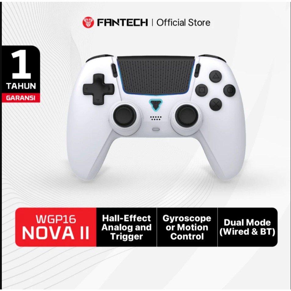 WGP16 FANTECH NOVA II WGP16 GAMEPAD WHITE,GREY DAN BLACK