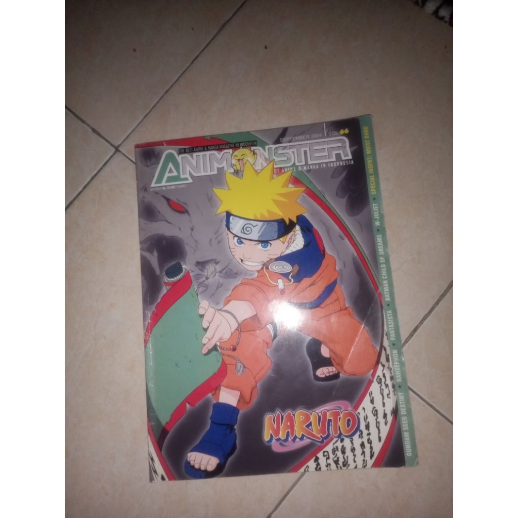 NARUTO, edisi khusus Animonster, dengan 4 poster A3