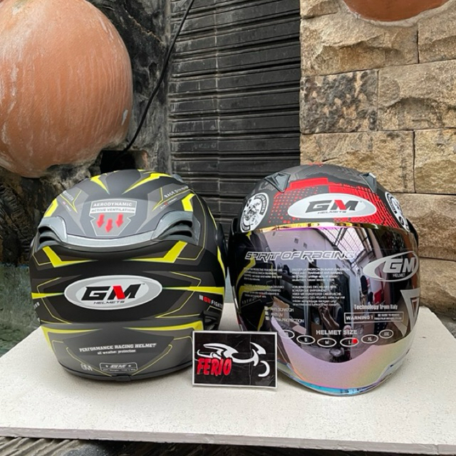 HELM GM FIGHTTER MOTIF Helm HALF FACE