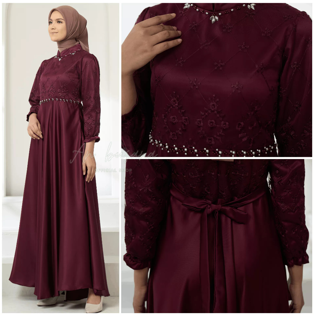 Gamis Lebaran 2026 Dress Kondangan Gamis Pesta Wanita Baju Pesta Kekinian