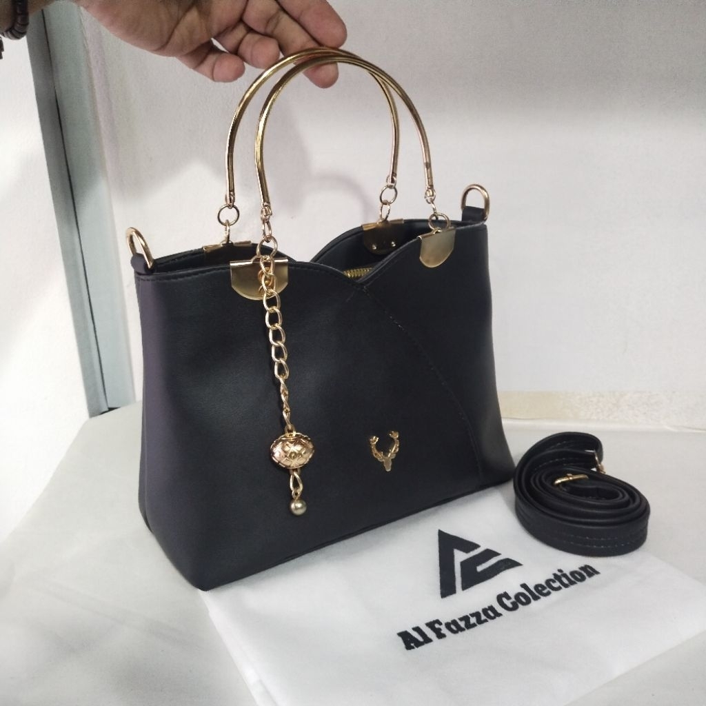 alfaza tas wanita Tenteng terbaru gantungan bola