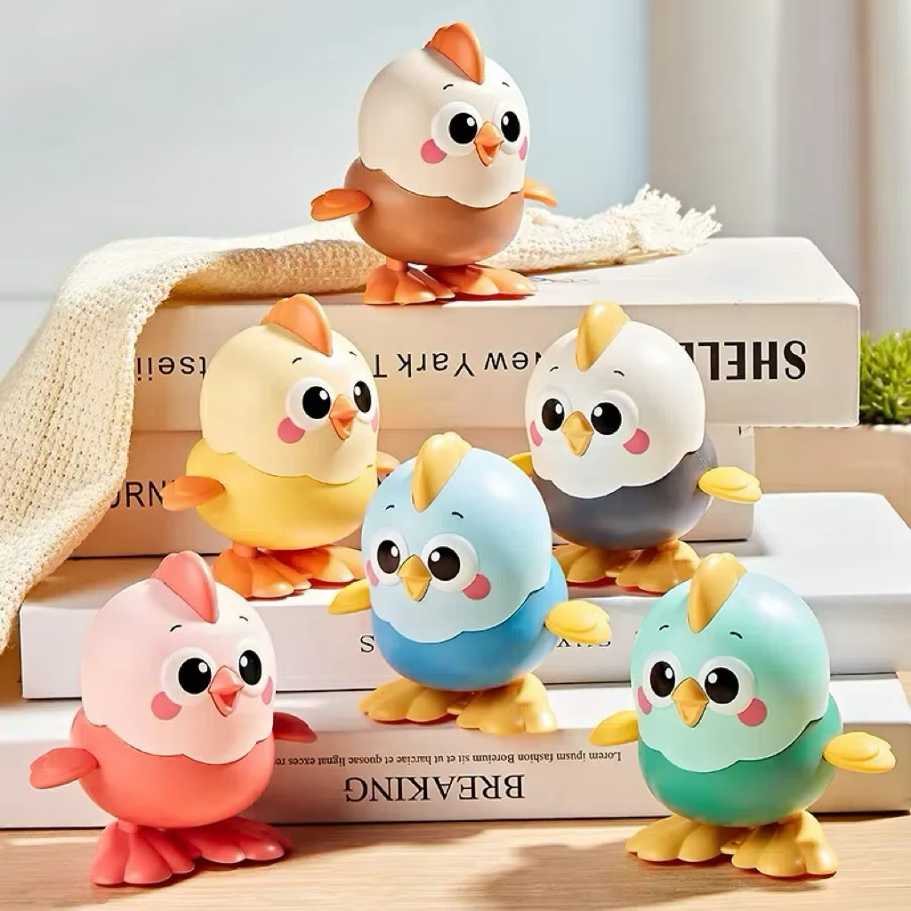 Miniso chick Duck Jump wind up / mainan anak ayam bebek