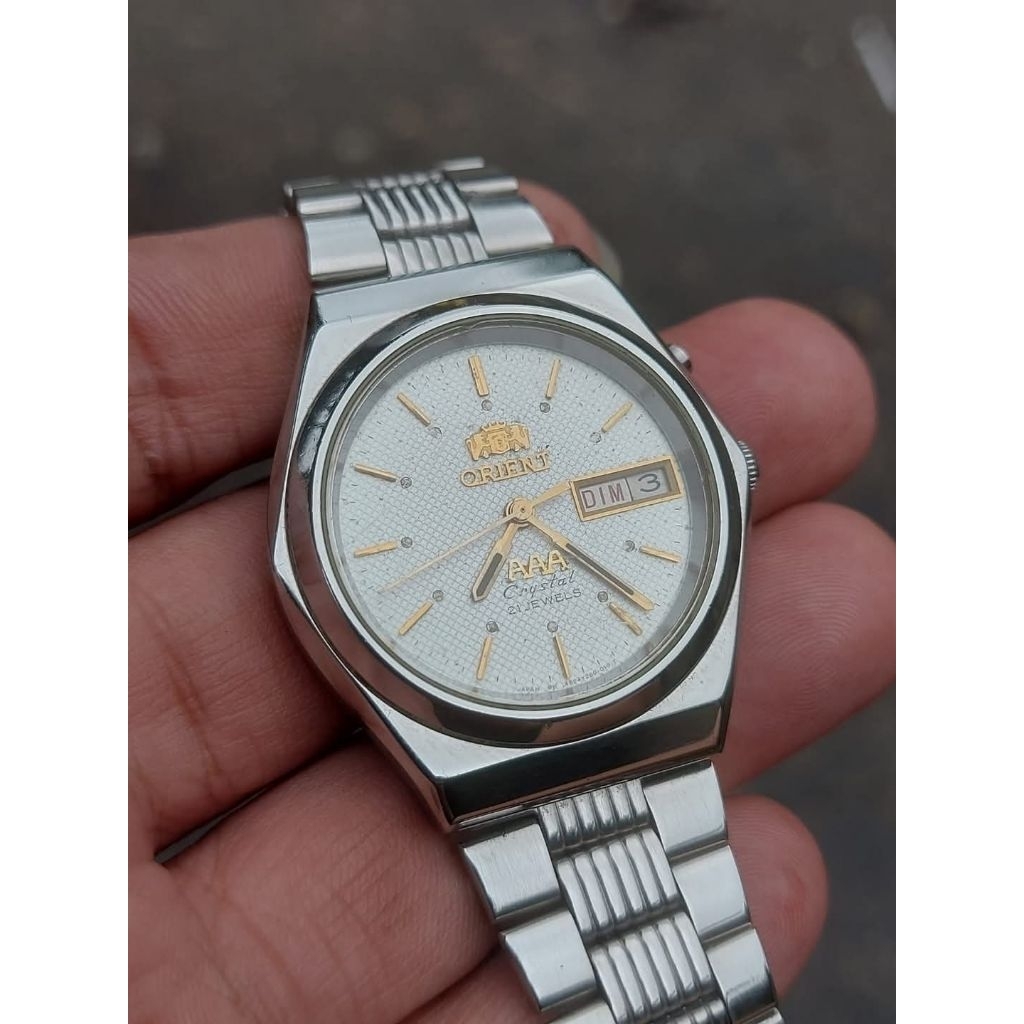 Jam Tangan Vintage Orient AAA Crystal Automatic original