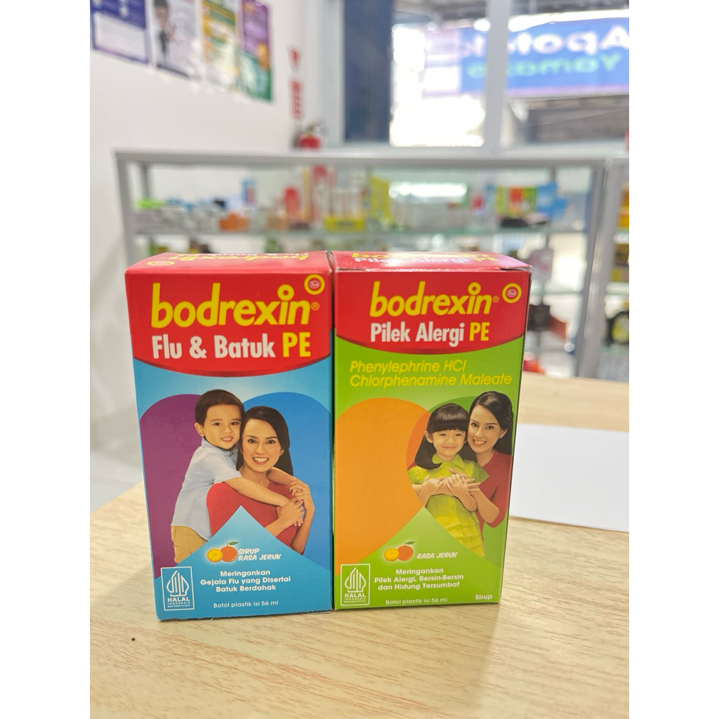 BODREXIN SIRUP FLU& Batuk PILEK PE 56ML