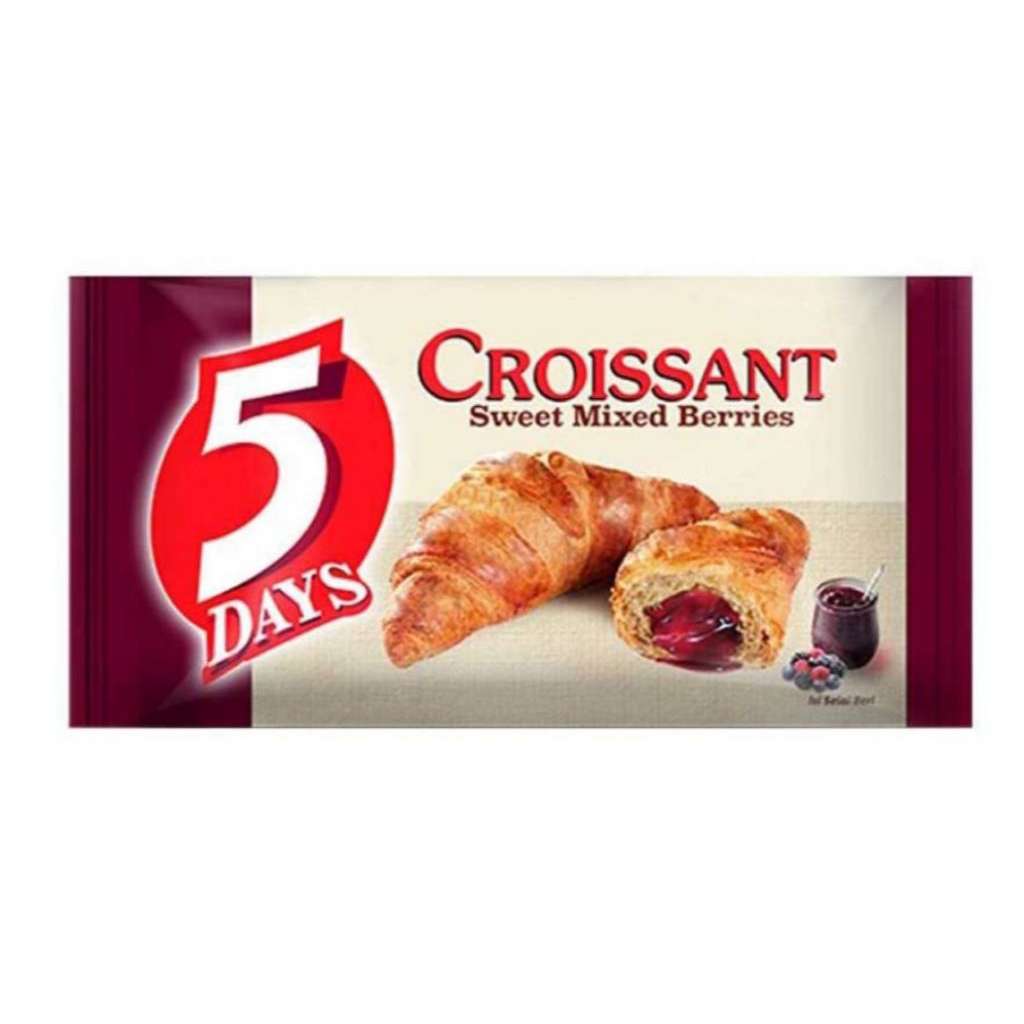 5DAYS Croissant Sweet Mixed Berries 60 g