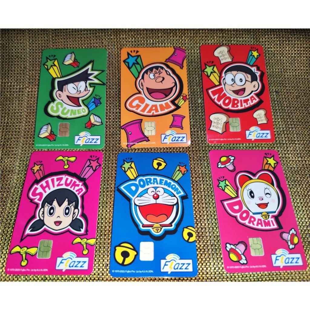 Kartu Flazz BCA Limited Edition Gen 2 Doraemon Colour/ BCA Flazz / BCA Card Flazz/ E-toll/ Flazz Gen
