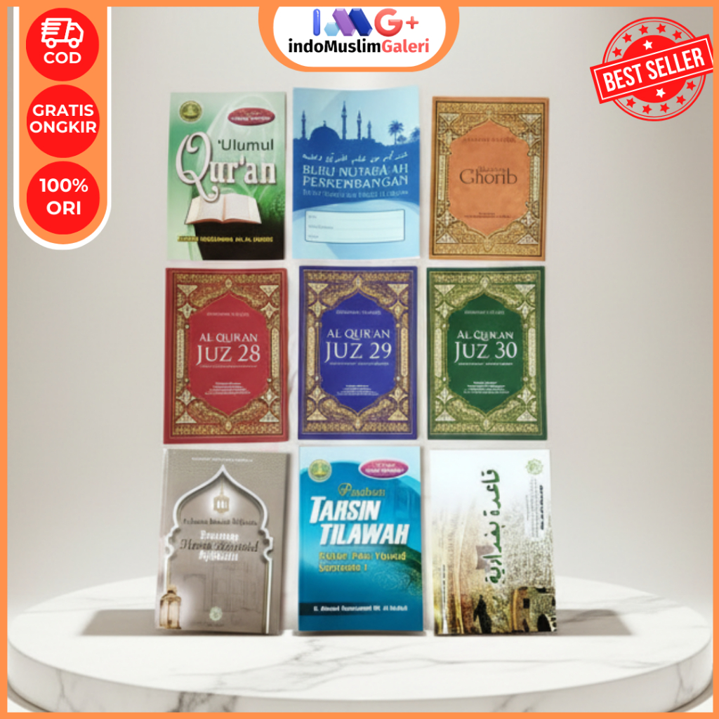 COD Paket Panduan Tajwid Tahsin Tilawah Bimbingan Talaqqi Juz 28 29 30 Ulumul Quran Ghorib Mutabaah 