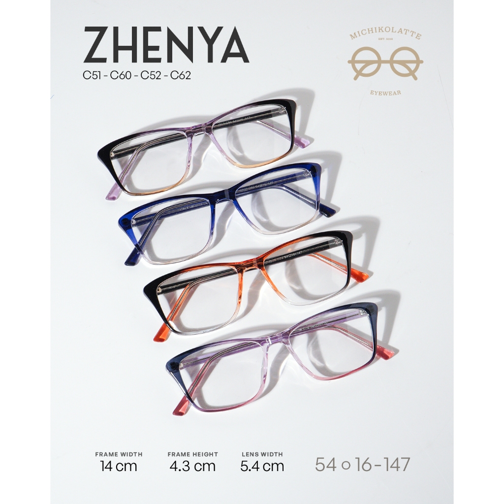 Frame Kacamata Vintage Wanita MICHIKOLATTE | ZHENYA
