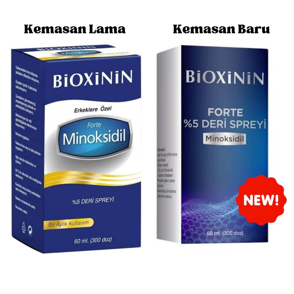 BIOXININ MINOXIDIL SPRAY ORIGINAL TURKI / PENUMBUH RAMBUT TURKI
