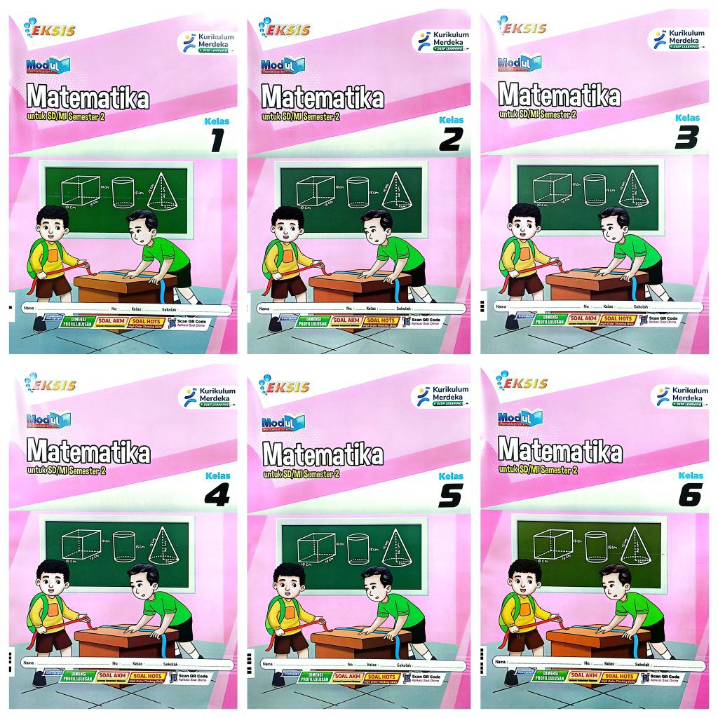 LKS EKSIS SD MI MATEMATIKA KELAS 1 2 3 4 5 6 SEMESTER 2 GENAP TA 2025 / 2026 KURIKULUM MERDEKA | LKS