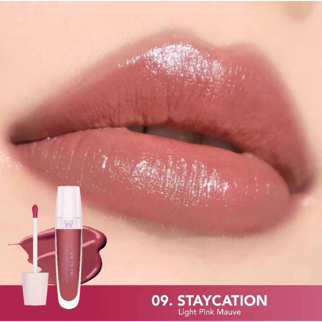 [preloved, new packaging] mop am to pm liptint colorfast hypertint - 09 staycation