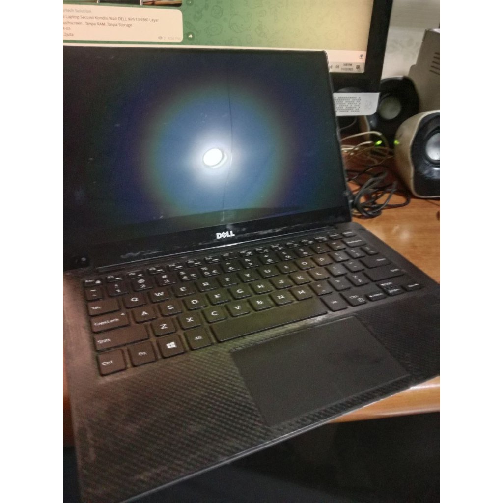 Jual Laptop Second Kondisi Mati DELL XPS 13 9360 Layar touchscreen , Tanpa RAM ,Tanpa Storage