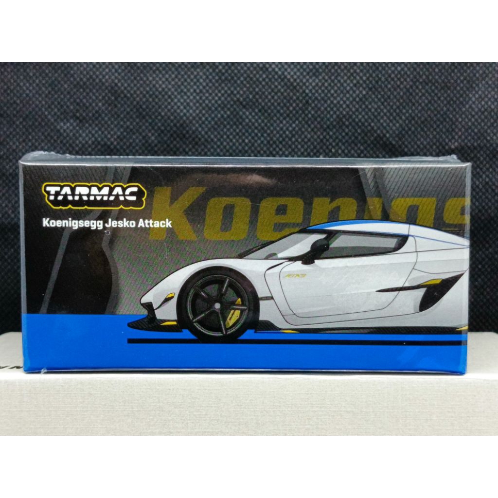 Tarmac Work 1:64 Koenigsegg Jesko Attack Silver (sealed)
