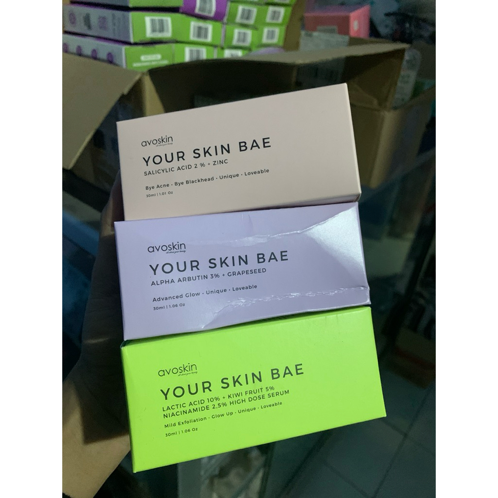 Avoskin Your Skin Bae Serum Avoskin Alpa Arbutin Avoskin Niacinamide Avoskin Lactid Acid