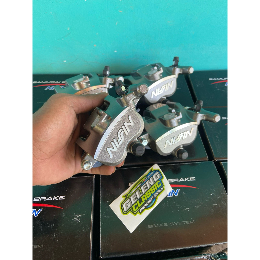Kaliper nissin samurai gray kaliper nissin samurai kanan 2piston