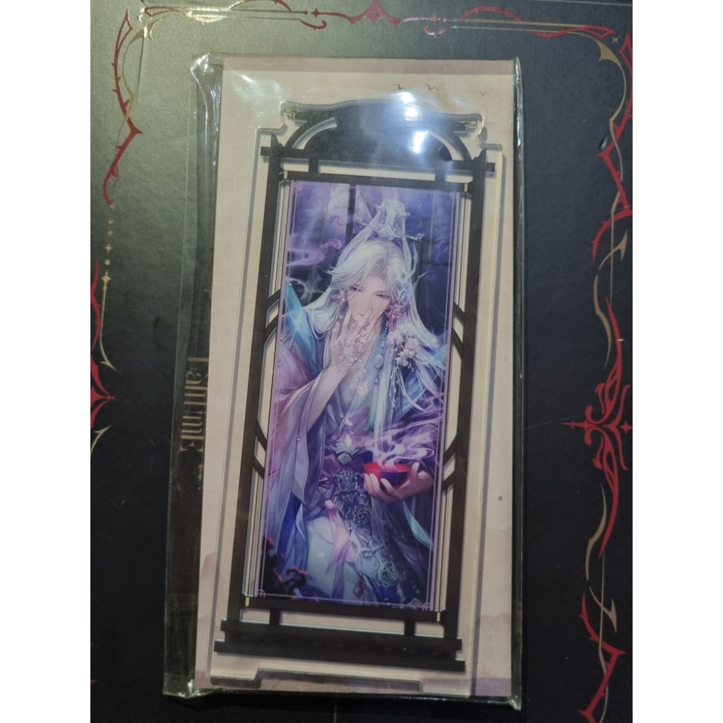 Acrylic Screen Ornament Cael Anselm Yexuan Emerald - Lovebrush Chronicles