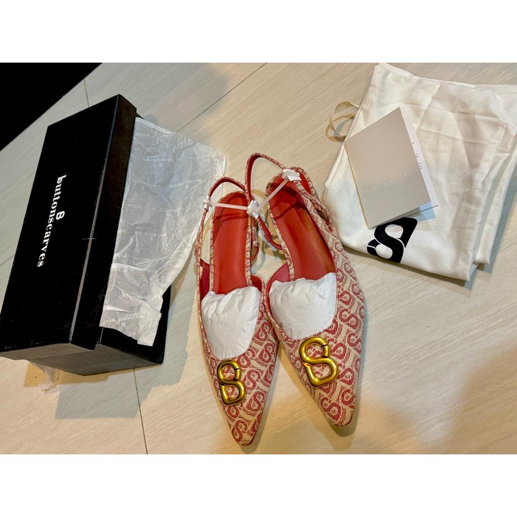 Bimu Slingback Shoes by Buttonscarves