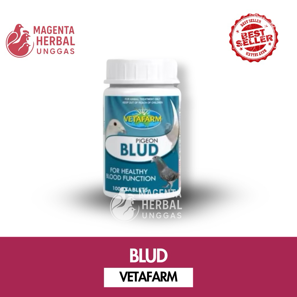 BLUD Vetafarm Tablet Import Australia – Tambah Sel Darah Merpati & Daya Tahan