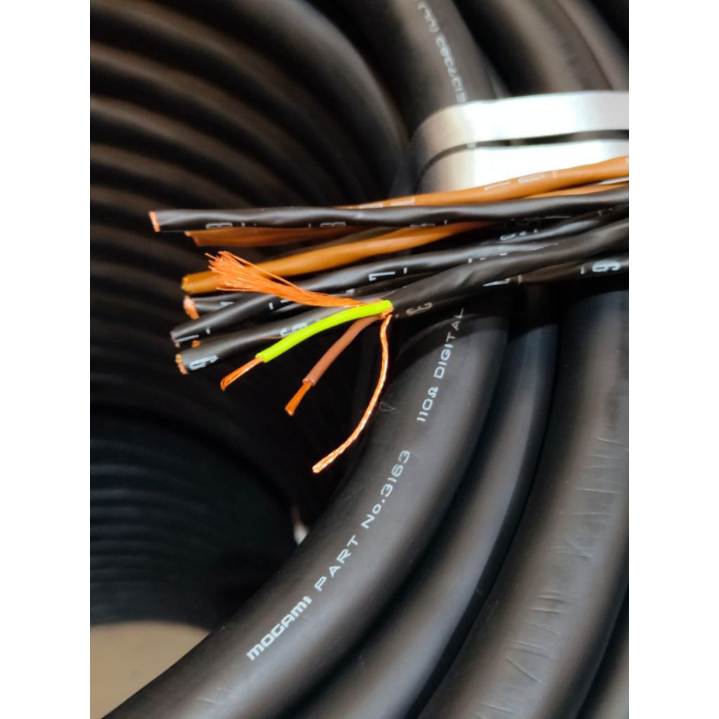 KABEL DIGITAL AES EBU DMX 110 OHM - KABEL SNAKE DIGITAL 12 CHANEL MOGAMI ORIGINAL JAPAN