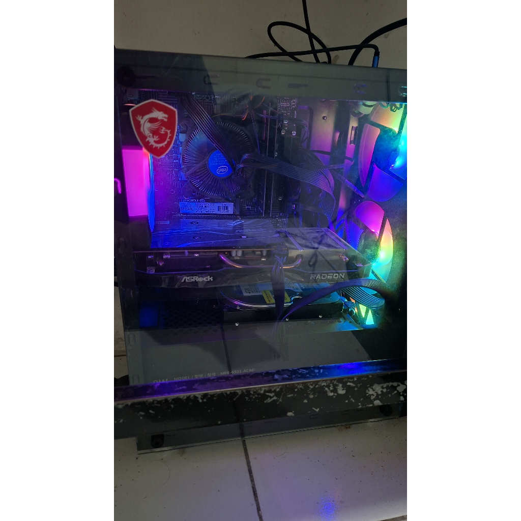 PC Rakitan Second - Core i9 10900F - RX 6600 8 GB / Ram 16GB, Storage 1 TB + 500 GB + 500 GB