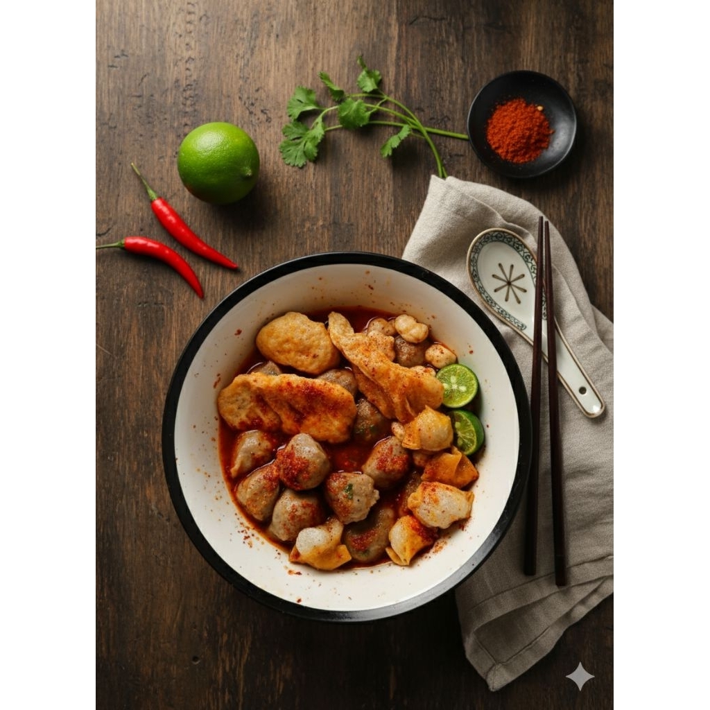 Baso Aci paket lengkap toping