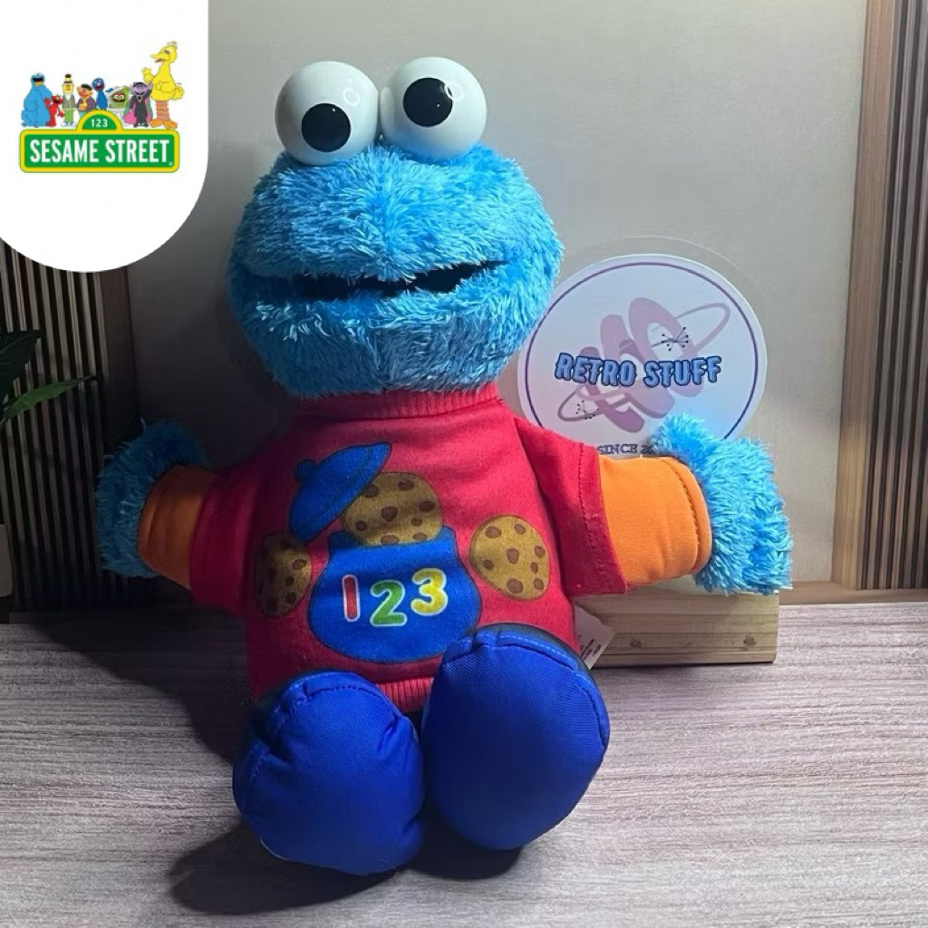 Boneka Elektrik Cookie Monster Sesame Street Ori Hasbro