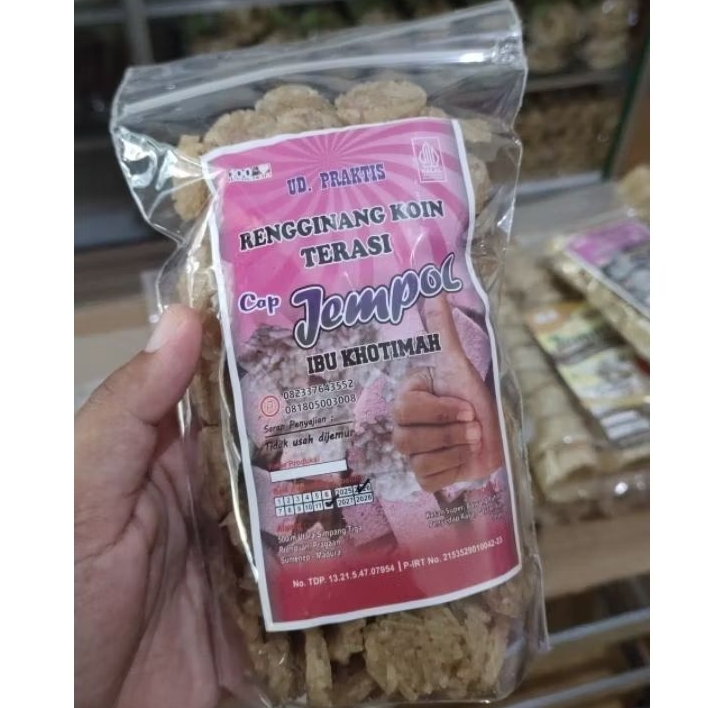 Rengginang koin Cap jempol asli prenduan Rengginang lorjuk khas madura