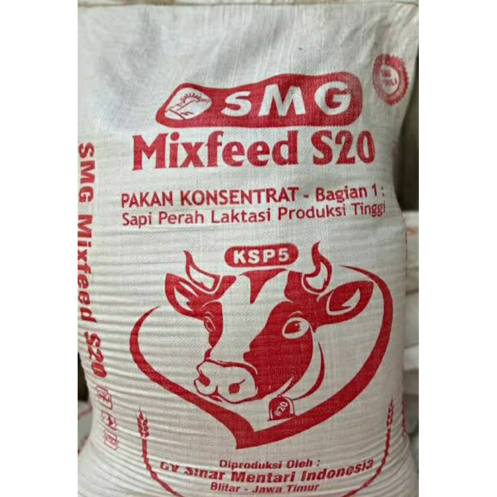 SMG Mixfeed S20 Pakan Sapi Kambing Repack 500 gram