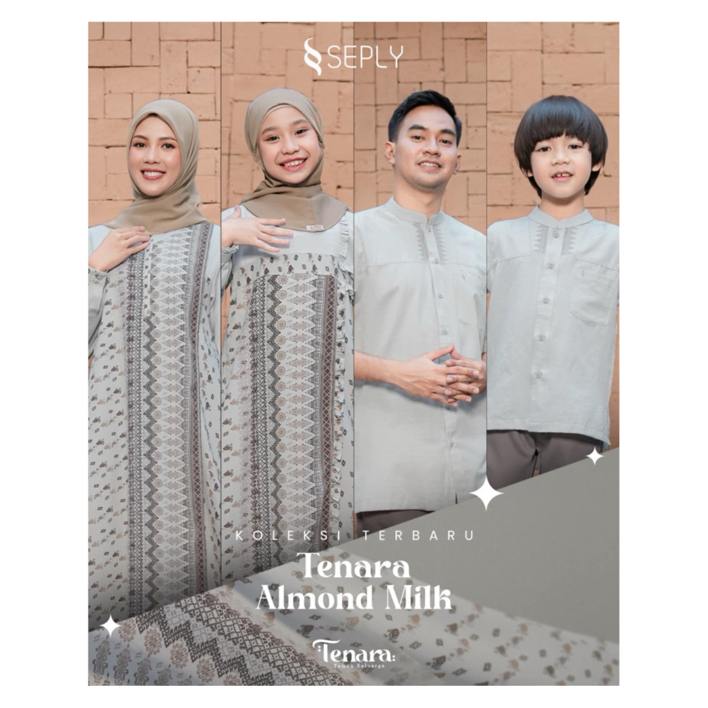 Sarimbit Seply 2026 / Sarimbit Keluarga 2026 / Sarimbit Seply Tenara Almond Milk