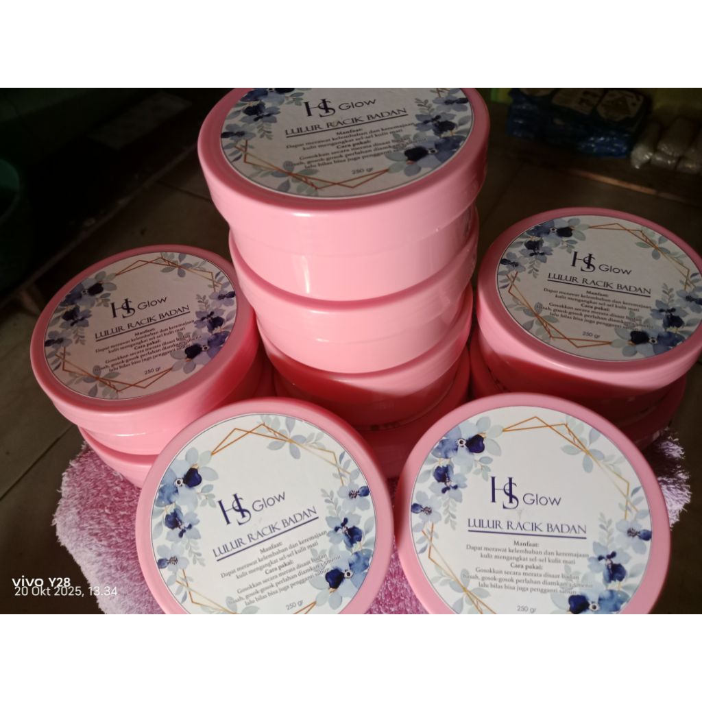 lulur racik badan hs glow