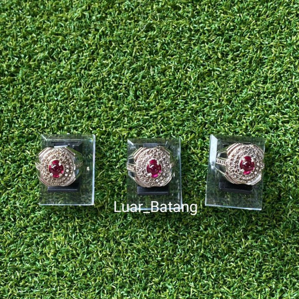 Cincin batu akik geliga lipan minimalis