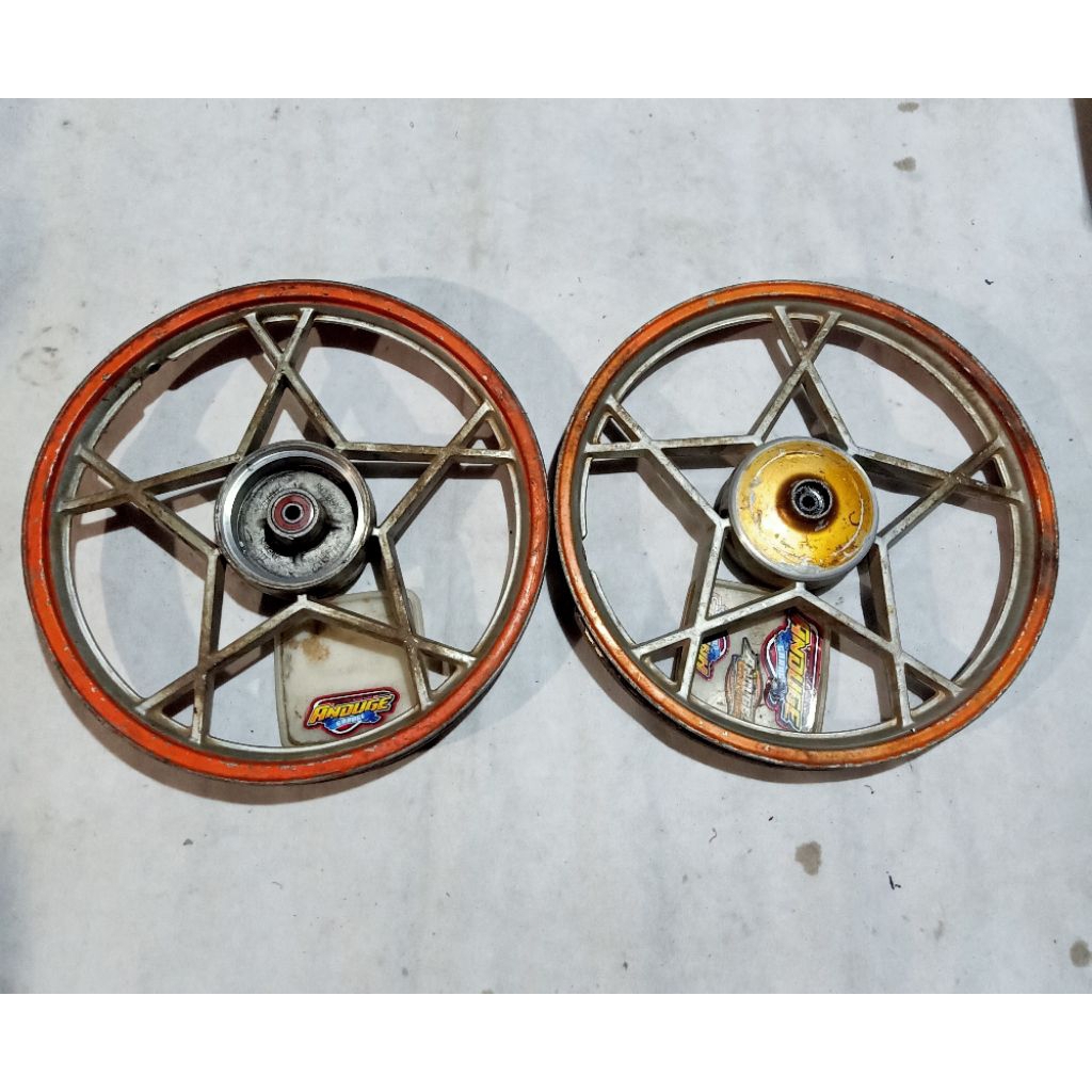 velg pelek pelk palang bintang cast wheel rim ring 17 merk mitsuyo Suzuki