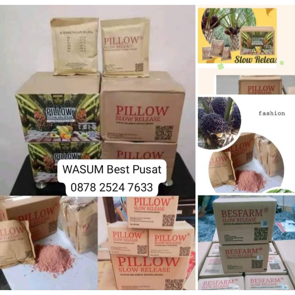 PUPUK AJAIB PILLOW SLOW RELEASE SAWIT ORIGINAL BARCODE