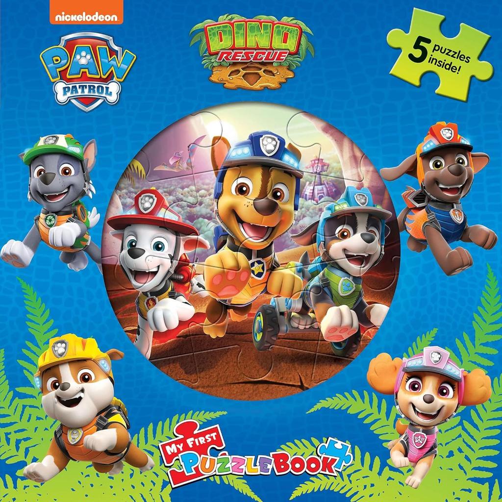 Paw Patrol Dino Rescue My First Puzzle Book - Jigsaw Puzzles for kids 10-page board book