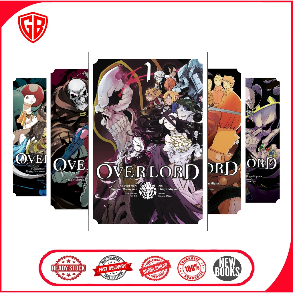 Overlord manga (19 Book Series) by Kugane Maruyama