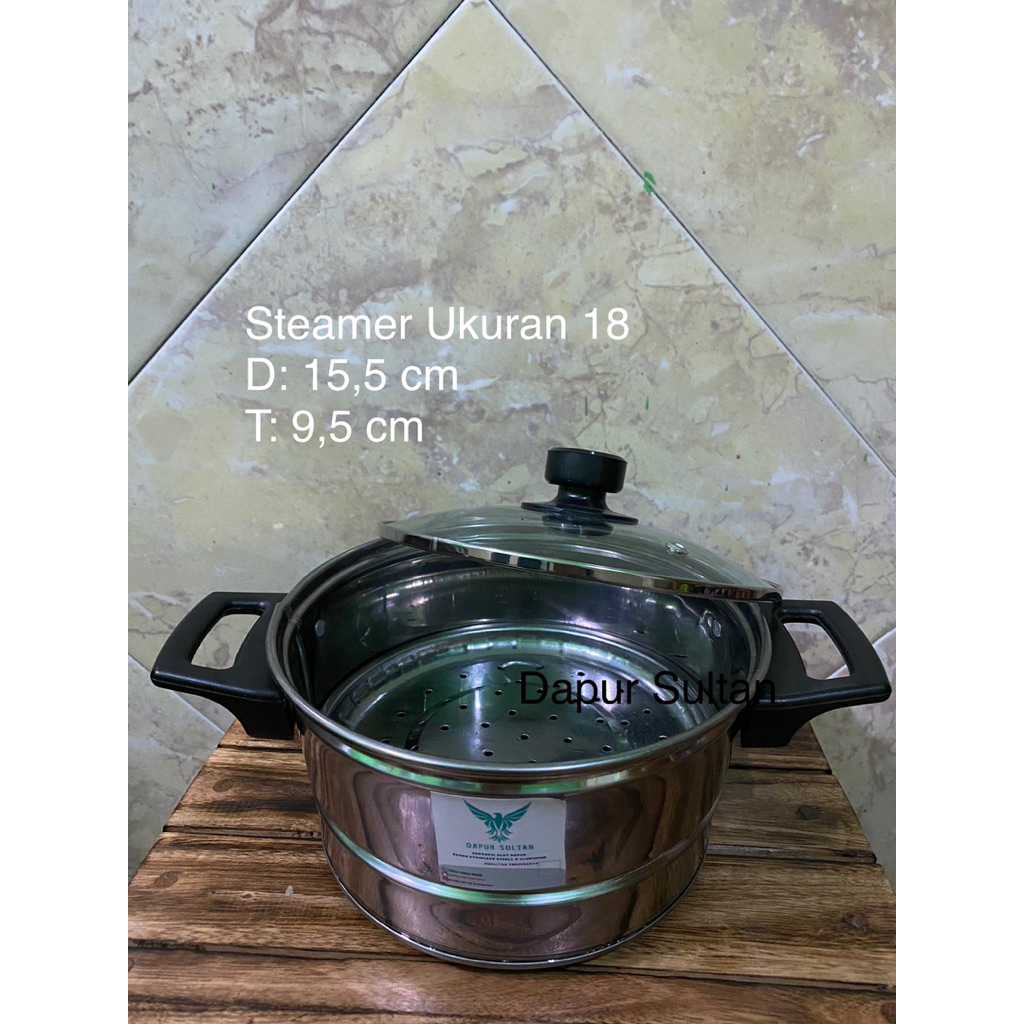 steamer panci kukus dandang nasi mini 18 termurah