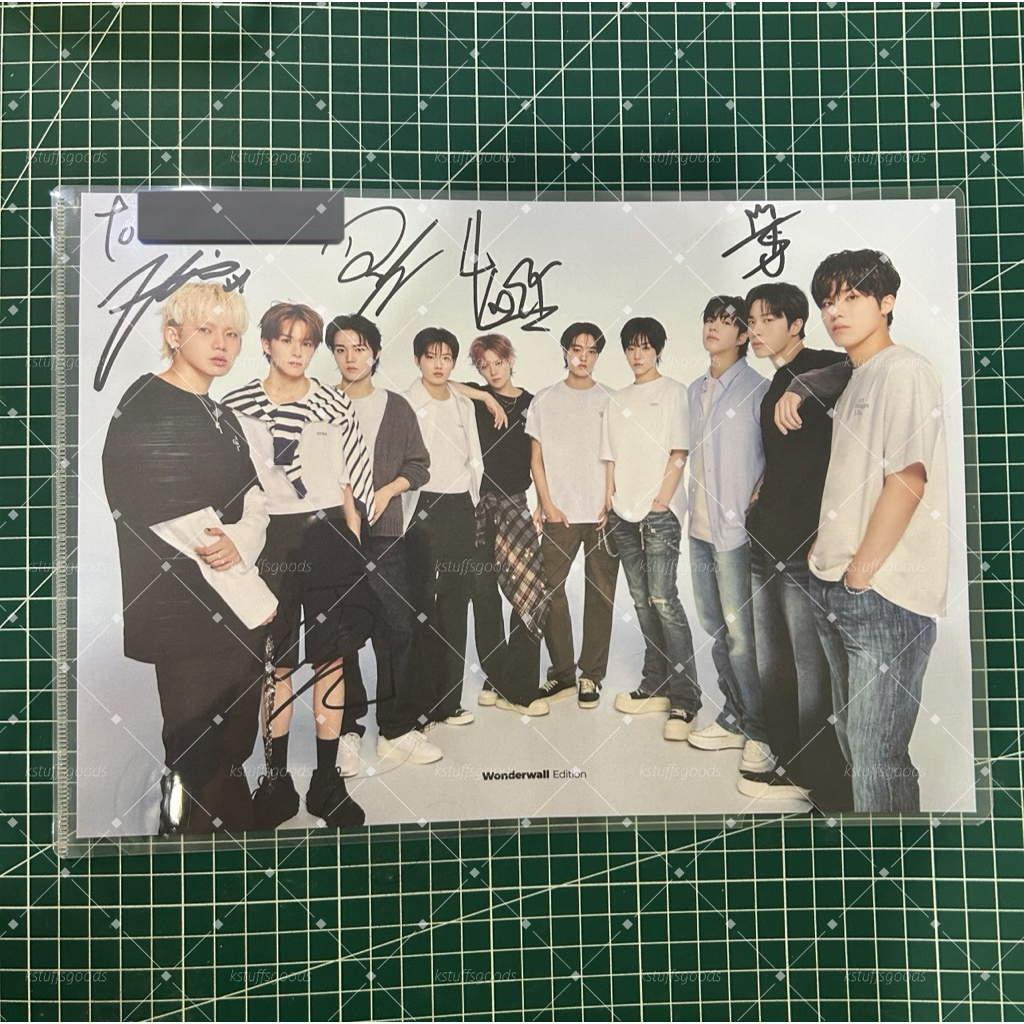 [READY] TREASURE SIGNED ALBUM POSTER POSTCARD CHOI HYUNSUK YOSHI ASAHI DOYOUNG SO JUNGHWAN WONDERWAL