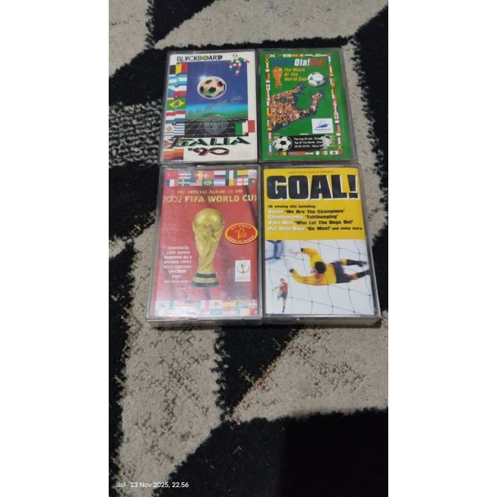 kaset pita fifa world cup 4 kaset 90-98-2002