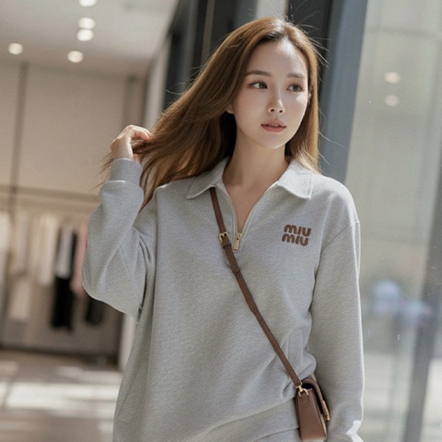 RAL OOTD Korea Sporty Set – Top Bordir + Celana Pendek Premium | Freesize