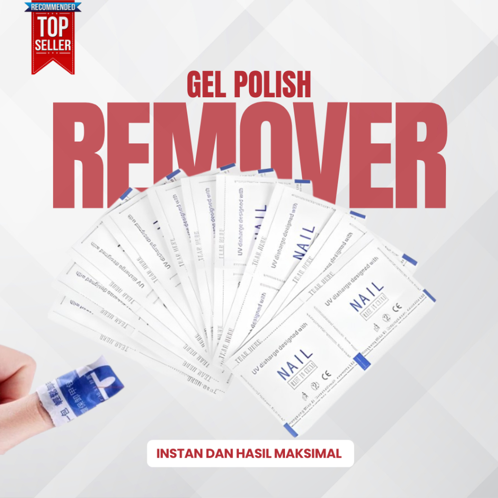 Remover Gel Polish / Gel Remover Penghapus Kutek Nail Art / Remover Kutek Nail Art perbiji