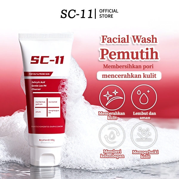 SC-11 Sabun Cuci Muka Pemutih.Wajah Lebih Cerah Sejak Pemakaian Pertama! SC-11 Facial Wash Viral Pem