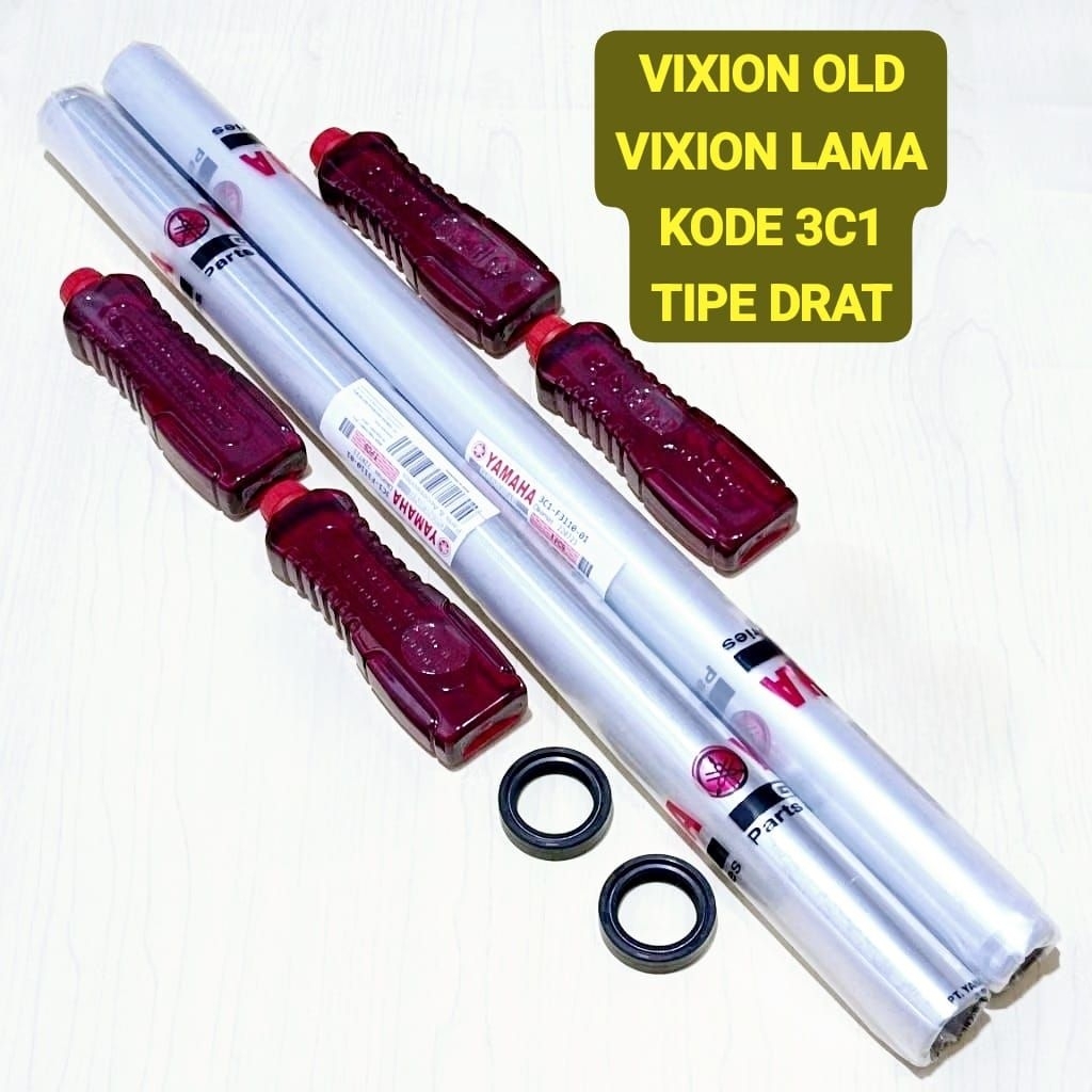PAKET AS SHOCK SOK DEPAN VIXION OLD VIXION LAMA SET OIL SHOCK SEAL SHOCK OLI SIL SOK YAMAHA 3C1 TIPE