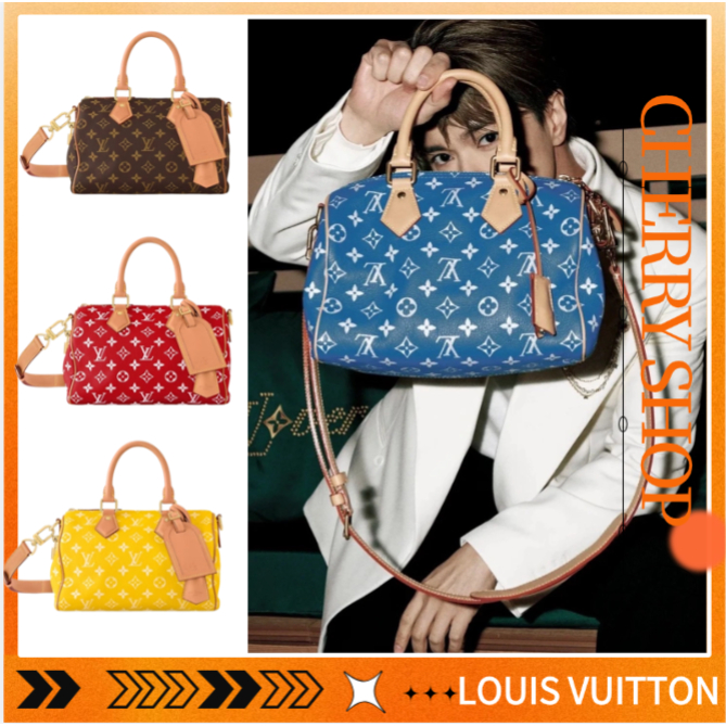 Louis Vuitton Speedy P9 Bandoulière 40CM/25CM Tas travel LV tas tangan pria