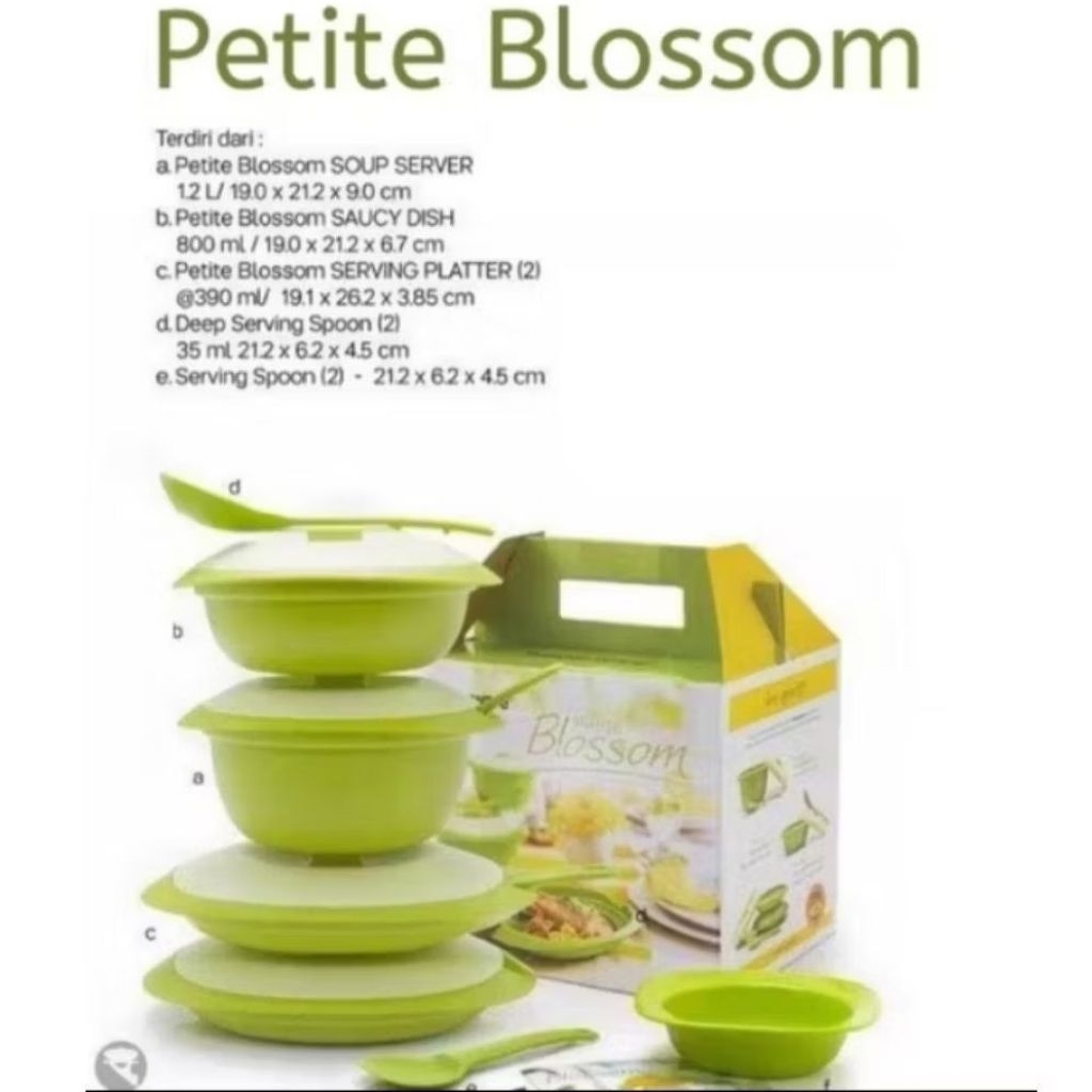 Petite Blossom Tupperware