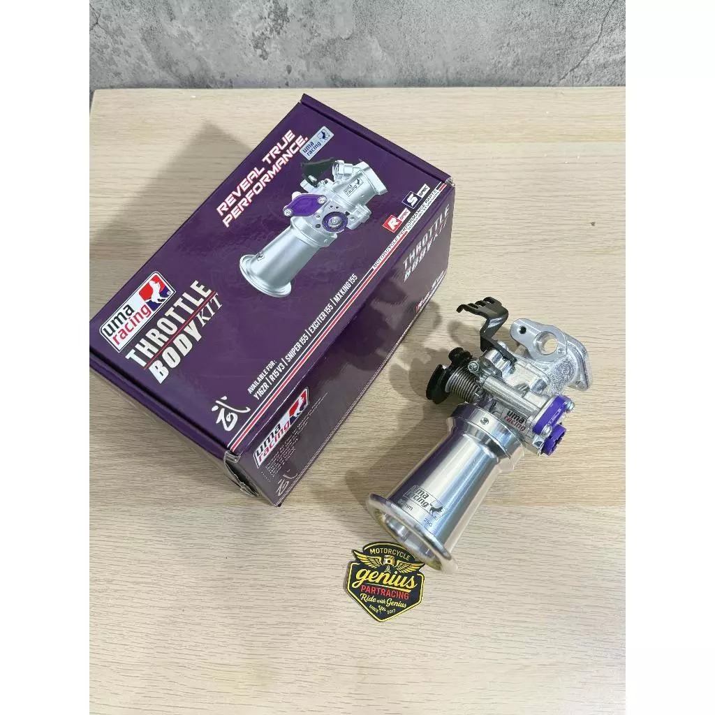 THROTTLE BODY KIT UMA RACING  MX  KING 150 - R15 V2 - VIXION OLD - VIXION NEW V2 NVL / NVA - XABRE 1