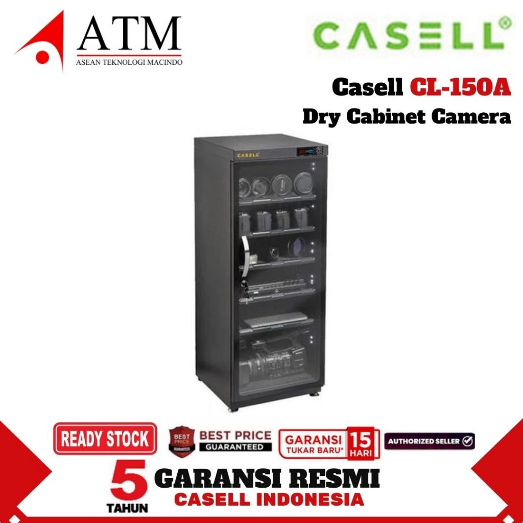 Dry Cabinet Casell CL-150A / Casell CL 150A 150L Dry Box Garansi Resmi