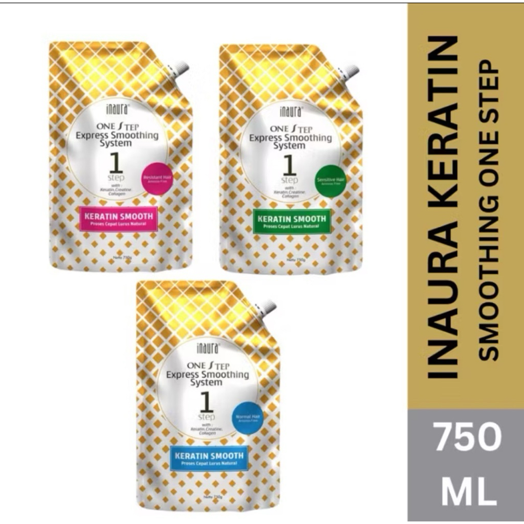 Inaura One Step Smoothing 750ML - Pelurus Rambut - Smoothing