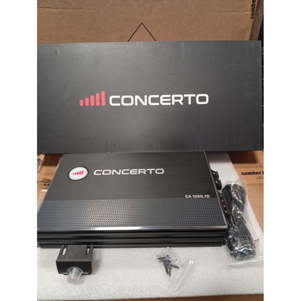 Power amplifier monoblock CONCERTO CA 1000.1D class D monoblock concerto
