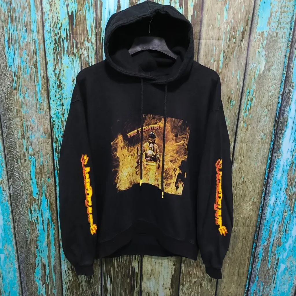 hoodie ACME DE LA VIE tebal motif size XL casual bagus ORIGINAL