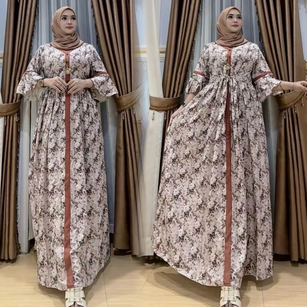 Gamis Cindy terbaru tangan terompet